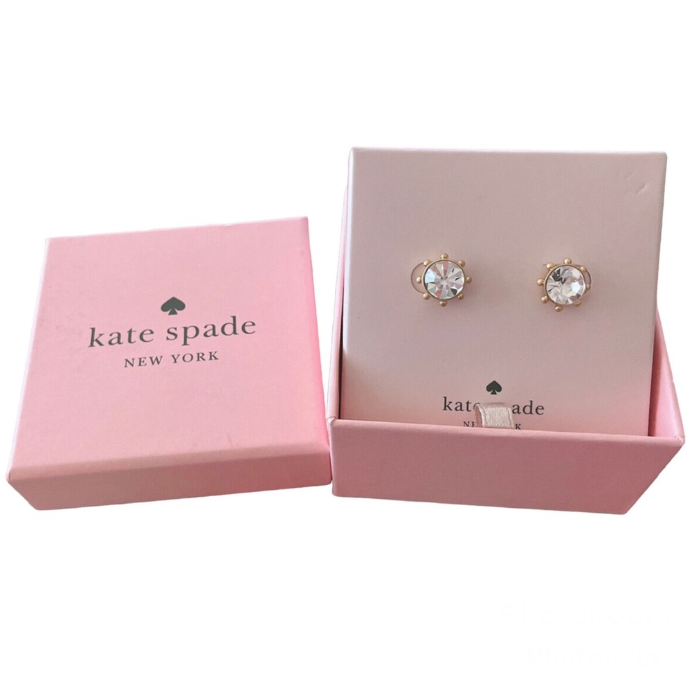Kate Spade Flying Colors Stud Earrings Clear - Picture 4 of 8
